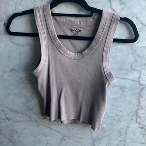 Brandy Melville tan Connor tank